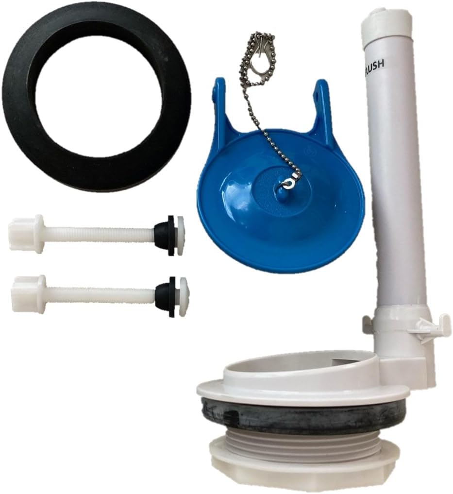 NuFlush 3 Inch Flapper Valve Assembly For 2 Piece Toilets