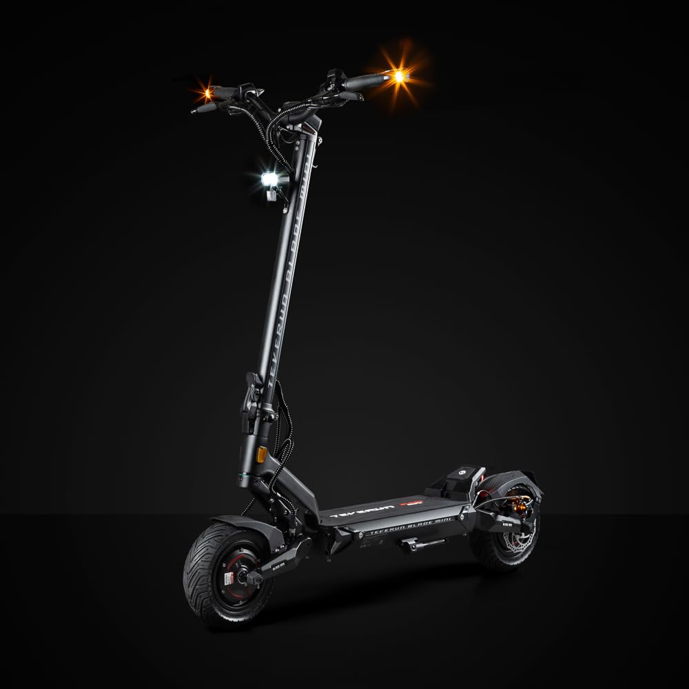 Teverun E-Scooter mit Straßenzulassung – Blade Mini Pro, Schwarz-Gelb