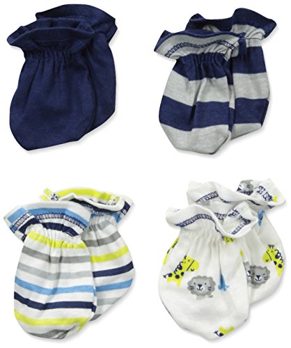 Image of Gerber Unisex-Baby 4-Pair Mittens - Close Out