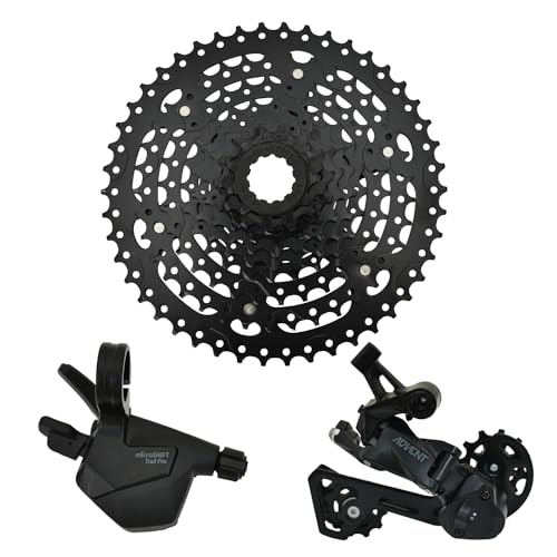 microSHIFT ADVENT 1x9 Speed 11-46T MTB Groupset Designed to Survive, MIS2817