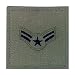 Sage Green AIR FORCE Rank Insignia - E-3 AIRMAN FIRST CLASS