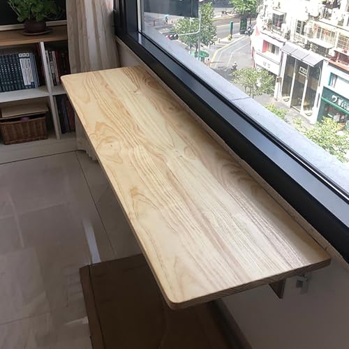 MDDKOP Mesa de Pared Plegable de la Pared, PequeñO Espacio Ahorrando el Escritorio Flotante Plegable, Escritorio Plegable Pared, Pared Mesa Plegable Para Casa Oficina Cocina Comedor Estable y Durable(