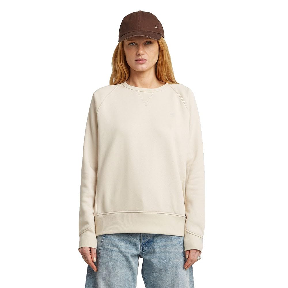 G-STAR 8719965012981 Premium Core 2.0 Sweater, White (Whitebait D21253-c235-1603), M