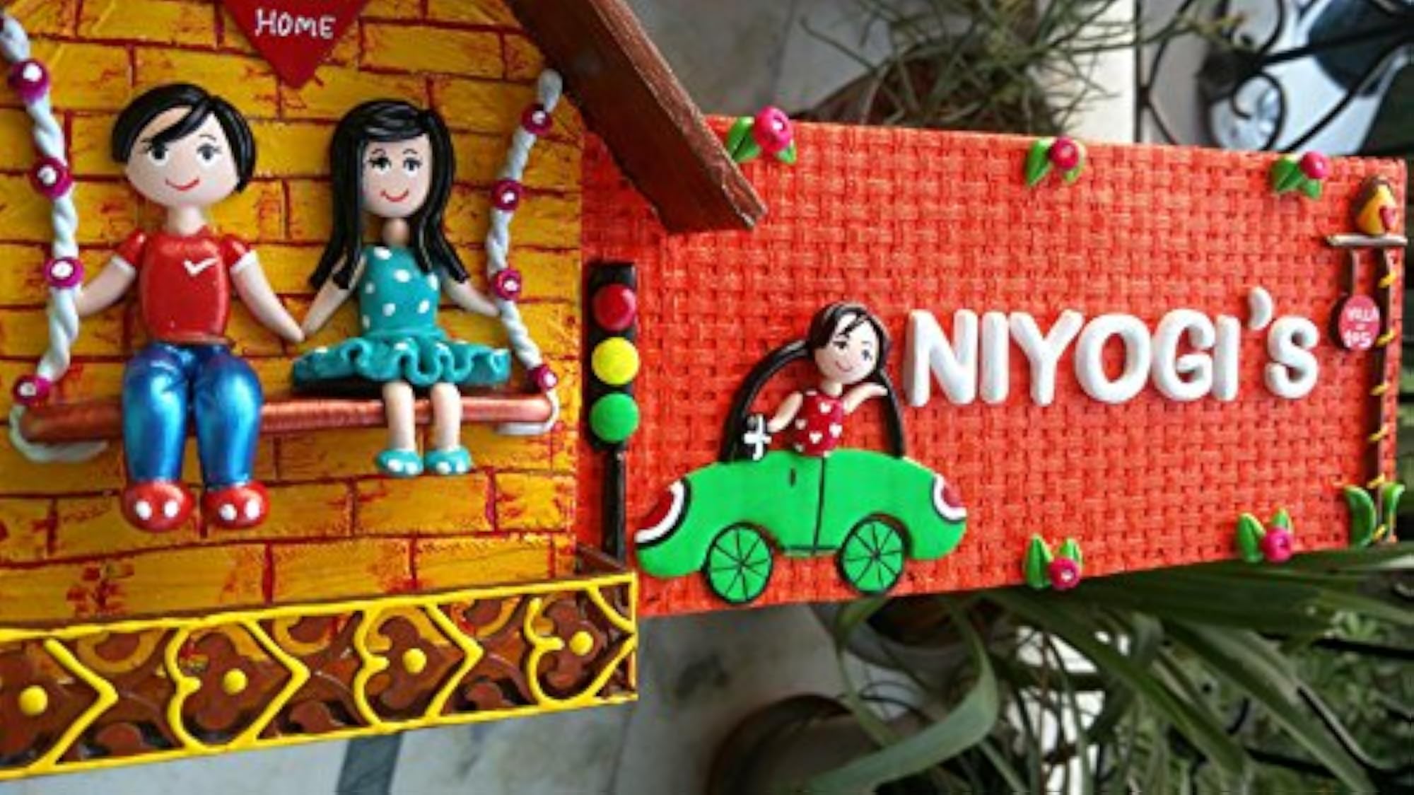 Personalized Name Plate, Customizable Decor