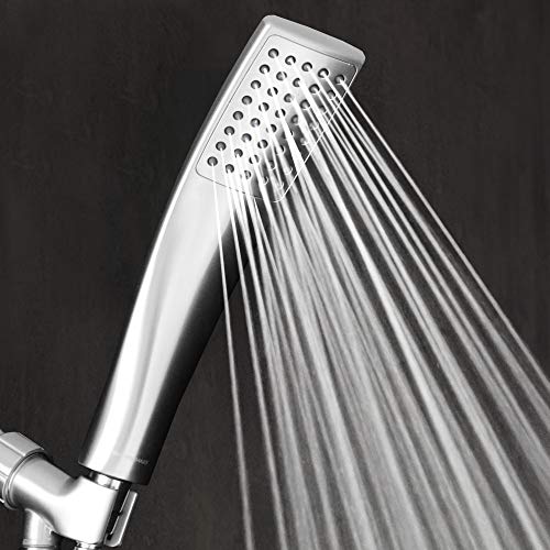 ShowerMaxx, Elite Series, 2.3 inch Ultra High Pressure Hand Held Shower Head with Extra Long Stainless Steel Hose, MAXX-imize Your Shower with Showerhead in Polished Chrome Finish - Thumbnail 6