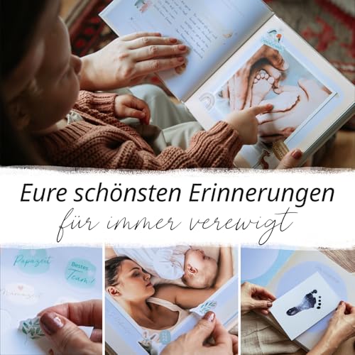 Rabano Mein Erstes Jahr Babyalbum | Hochwertiges Fotoalbum Baby Geschenk – Ansicht 3