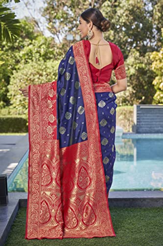 Image of Glory Sarees Women's Banarasi Silk Saree With Blouse Piece (Rich Silk101 Parent)