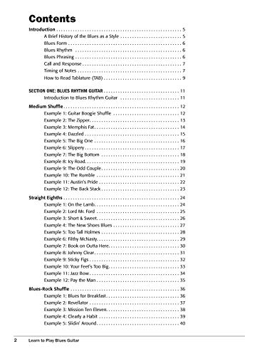 Alfred's Learn to Play Blues Guitar: Play Authentic Blues Rhythm and Lead Guitar Like the Pros, Boo