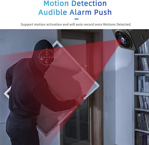 Miniatura 5 de Mini cámara para el hogar HD cámara interior para la oficina en casa cámara de control de aplicación de seguridad para mascotas bebé (solo video)