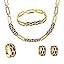 Black Crystal Jewelry Set