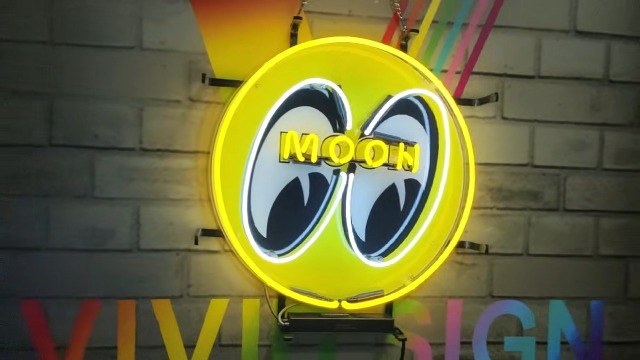 激レア★ムーンアイズ MOON EYES ネオンサイン ガレージング MOONEYES ネオン サイン
