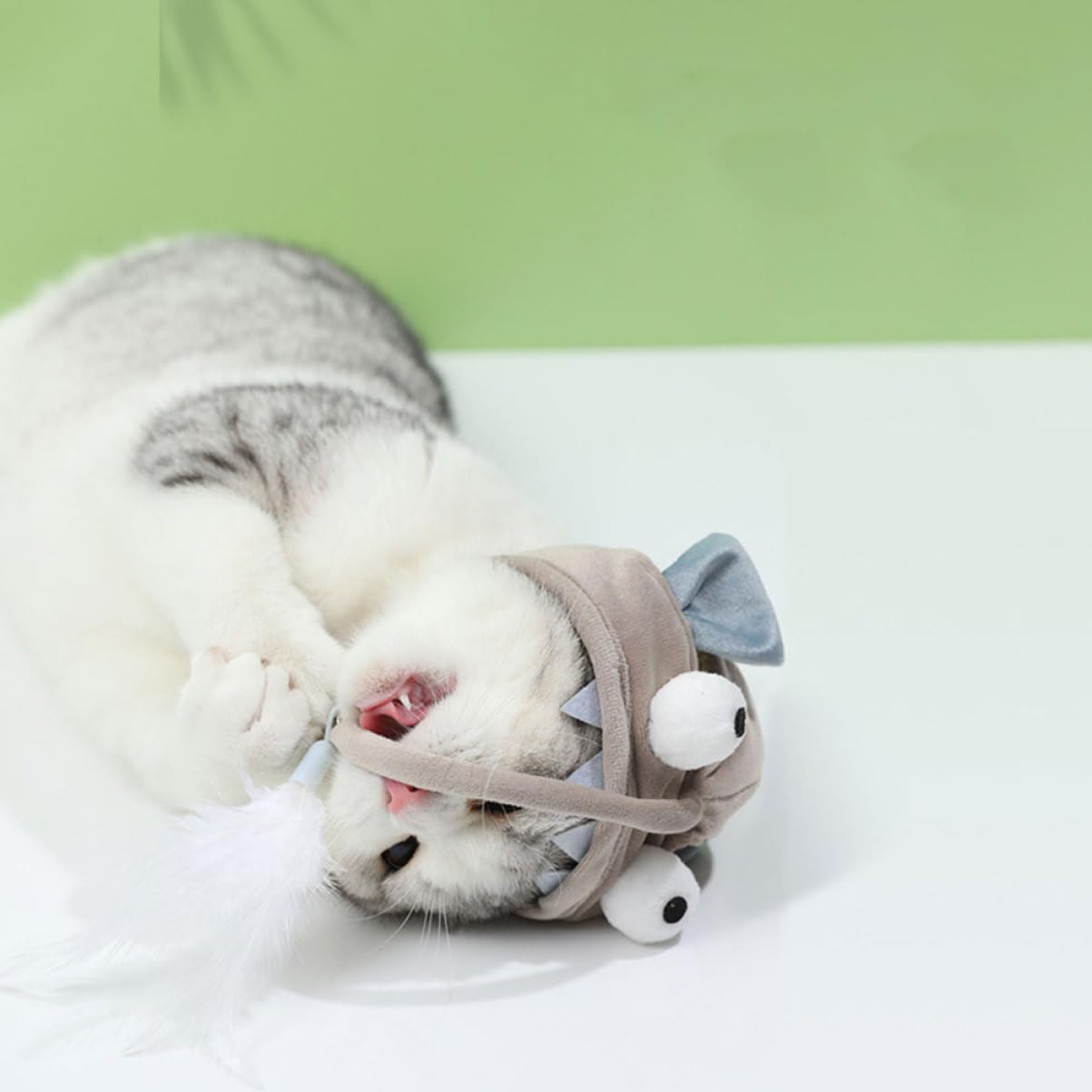 Kisangel 6stücke Katzen-Spielzeug Mit Kopftrage-Design Interaktives Katzenspielzeug Für Drinnen Fördert Jagdinstinkt Geeignet Für Katzen Und Kätzchen Aller