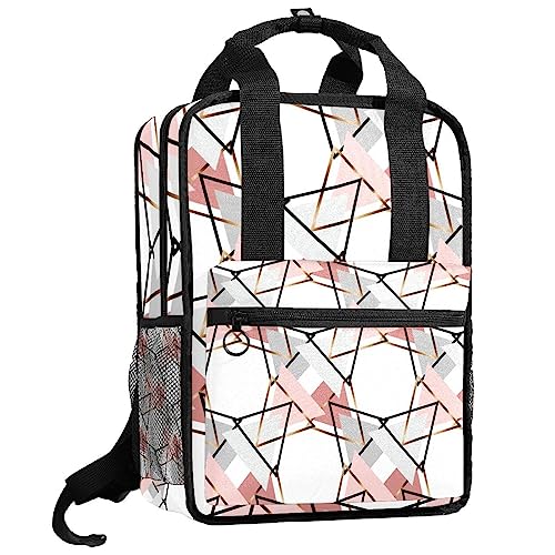 Sac à dos garçons rose avec bretelles réglables multicolore