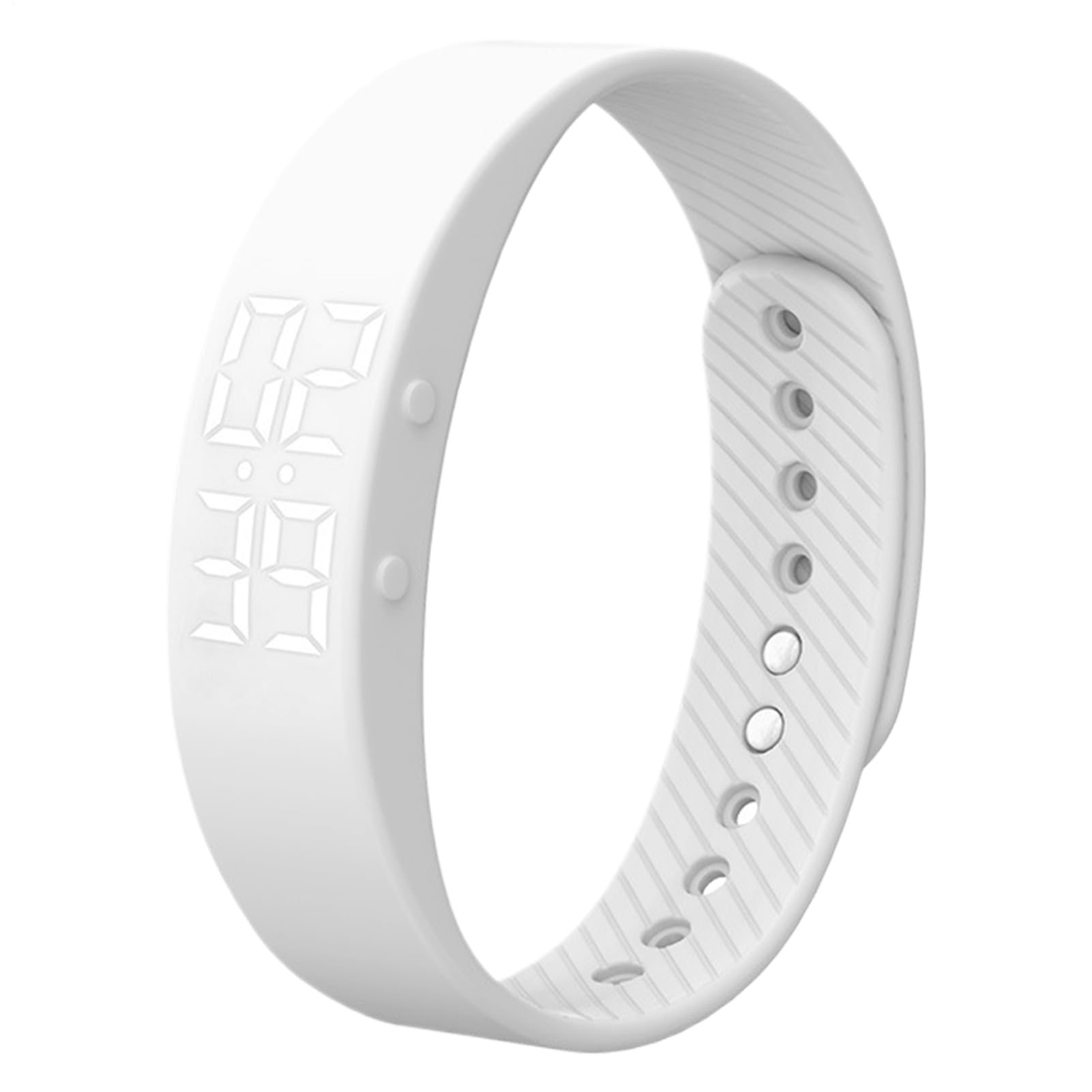 Smart Tracker Bracelet - Silent Premium Vibration Alarm, Wearable Activity & Fitness Tracker Band, No App/Phone Required,Fitness With Step Counter,for Men, Women, And Students