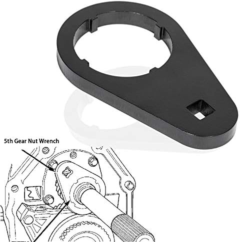 E-cowlboy 1/2" Drive Mainshaft 5th Gear Nut Wrench for Dodge 1994-2004 NV4500HD models with Cummins Diesel or V-10, NV4500 4x4 29 spline & 4x2 31 Spline Output