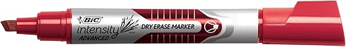 Miniatura 5 de BIC Marcador para borrado en seco de intensidad avanzada, estilo tanque, punta de cincel