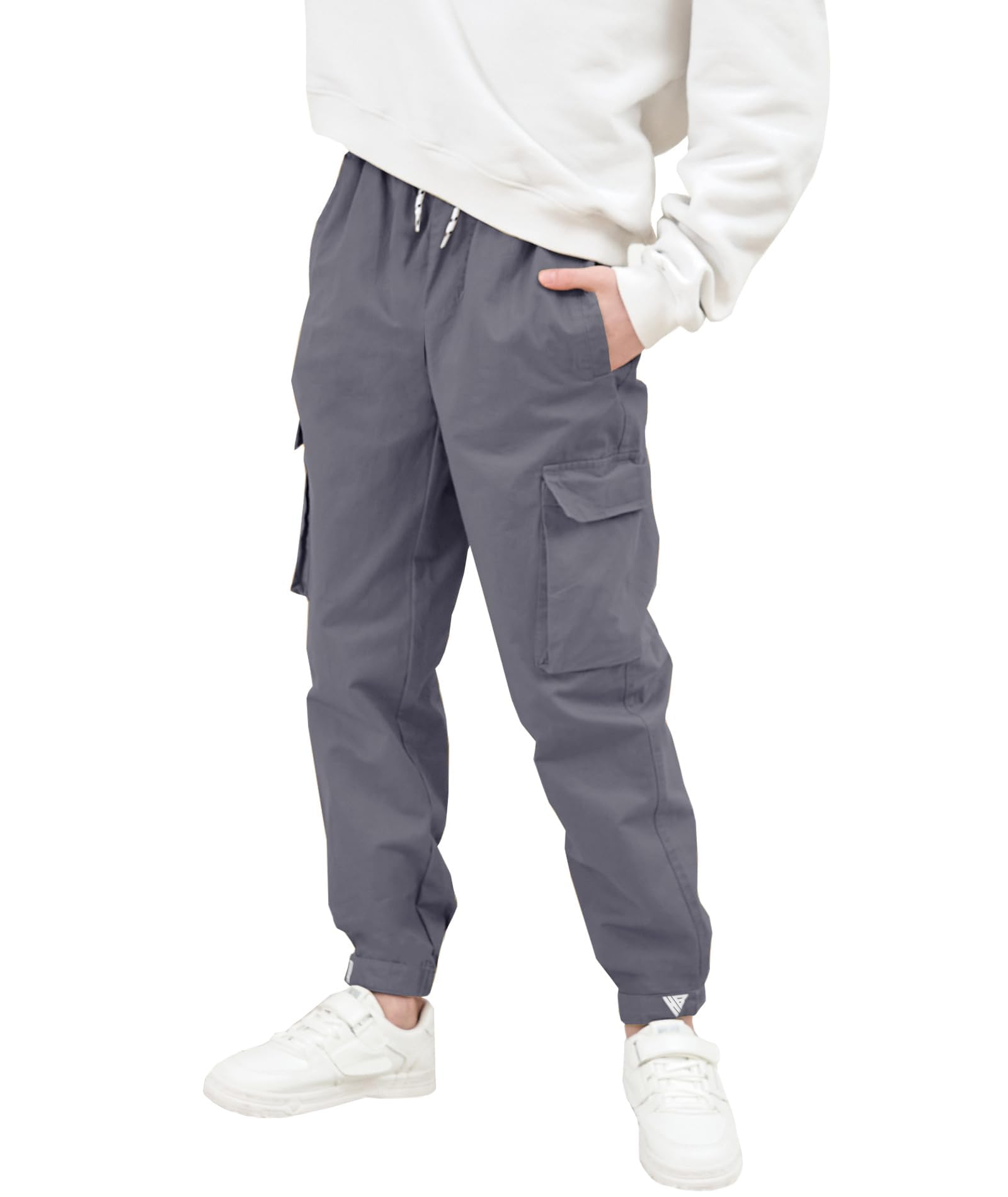 Pantaloni Cargo Bambini Cotone - UPF 50+, Traspiranti, Per Trekking E Estate - Foto 10