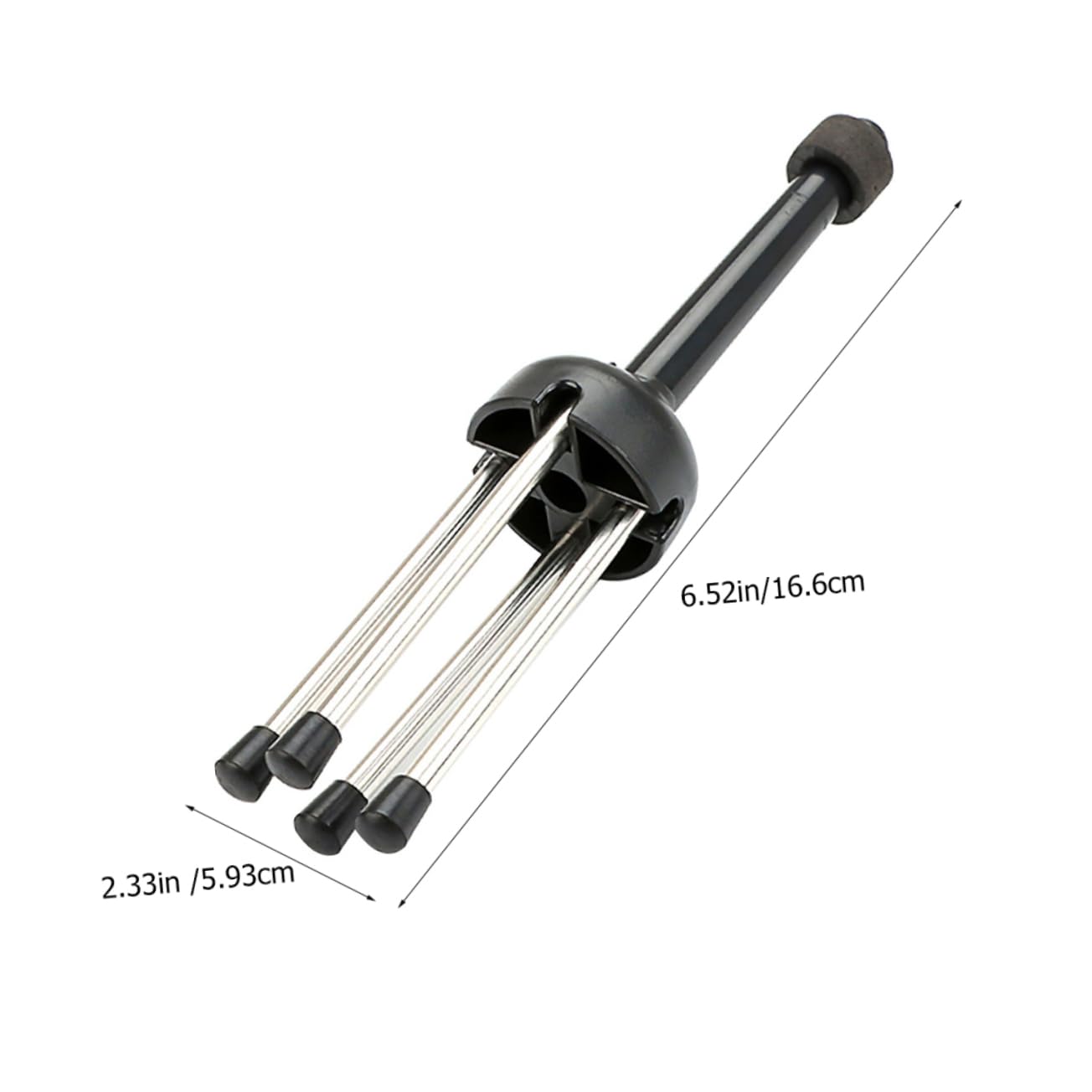 Levemolo Portable Flute Stand Clarinet Holder Cc102 Black Stabilizing Base for Flute Collectors Musicians