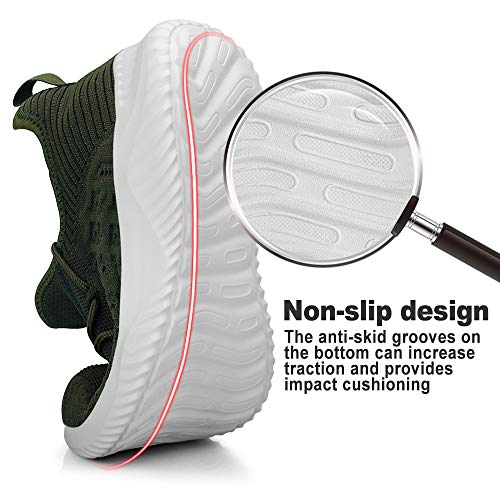 Image of Feethit Mens Slip On Running Shoes Breathable Lightweight Comfortable Fashion Non Slip Sneakers for Men