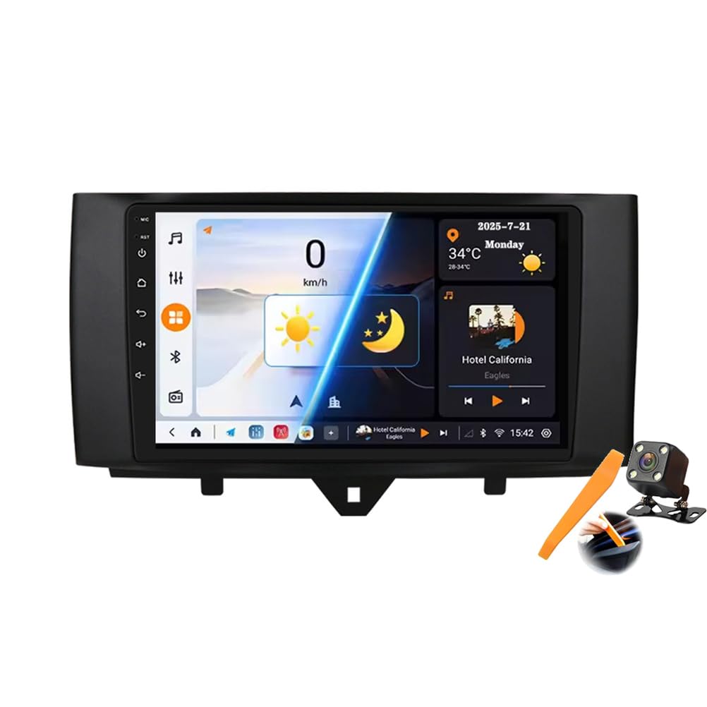 Radio de coche Android 15 para Smart 451 que soluciona tus problemas de navegación 8