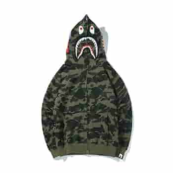BAPE® HUNTING MA-1 BAPE HUNTING LOGO MA-1 Bomber Jacket Red camo A Bathing Ape