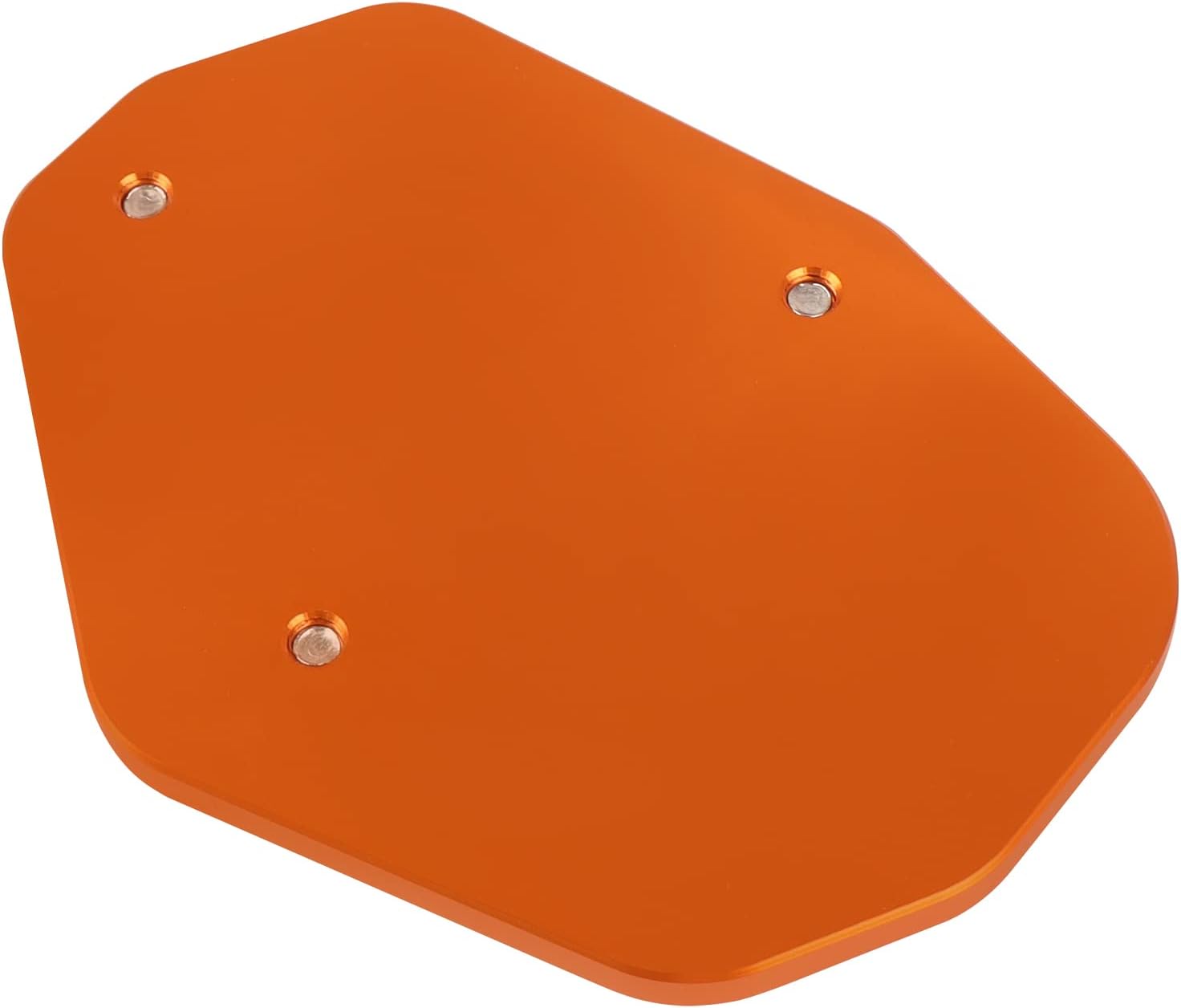 Motorcycle Kickstand Pad Enlarger Extension Side Stand Plate Pad Compatible with Harley PAN AMERICA 1250 1250S RA1250 S 2021 2022 2023 2024 2025(orange)
