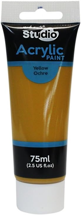 Mont Marte Acrylic Paint Studio 75ml - Yellow Ochre