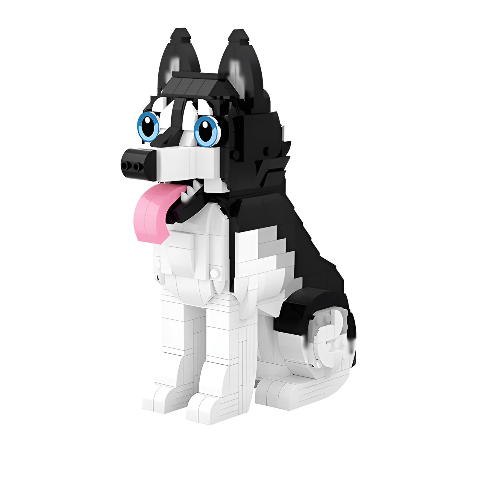 Husky Dog Mini Building Blocks Set, 653pcs Animal Series Pet Micro Model