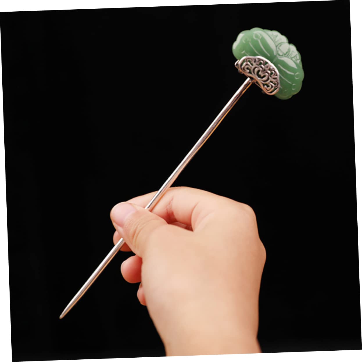 Housoutil 3stücke Chignon Pin Haarnadel Mit Achat-dekoration Für Frauen Elegante Haarschmuck Für Lange Haare Geeignet Für Hochzeiten Und Festliche Anlässe Robust Und Stilvoll