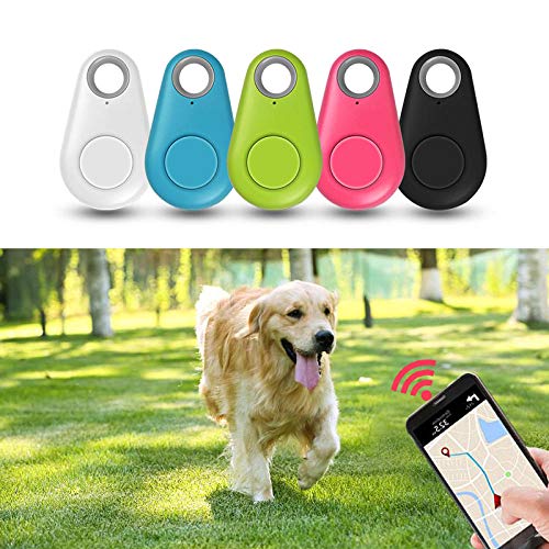 HUAYUAN Huisdieren Smart Mini GPS Tracker Anti-Verloren Waterdichte Bluetooth Tracer Voor Huisdier Hond Kat Sleutels Portemonnee Tas Kids Trackers Finder Apparatuur-Rood - Afbeelding 6