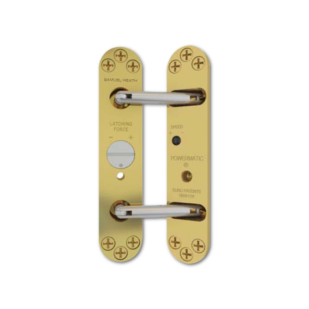 Samuel Heath Polished Brass Powermatic R100 Concealed Door Closer