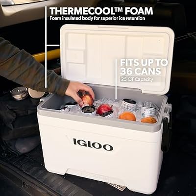 Igloo Marine Cooler | Insulated Hard Shell Ice Chest |Great for Fishing, Camping, Boating, More