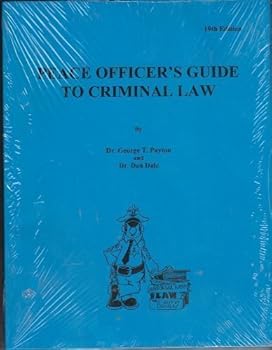 Paperback Peace Officers Guide to Criminal Law (California) Book
