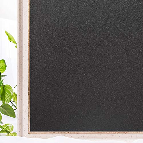 Image of CottonColors Window Film, Blindfold Sheet, UV Protection, Light Shield, Frosted Glass, Repositionable, Window Glass Film, Privacy Stained Glass, 35.4 x 78.7 inches (90 x 200 cm) [Siliglass 023BT]
