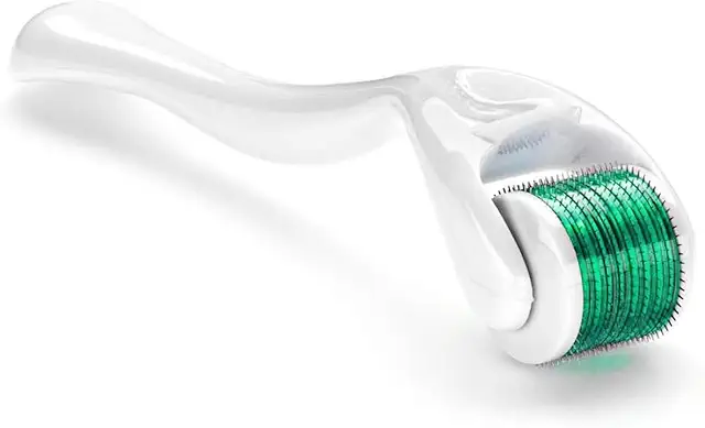 Derma-Roller 0,5 mm für Haar & Haut - 540 Nadeln gegen Falten & Haarausfall