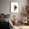 Mind in Colour Modern Framed Wall Art Print A1 (84.1×59.4cm) Oak, Wall Decor for Living Room, Bedroom, Office & Home, Ready to Hang, Art Gift #3