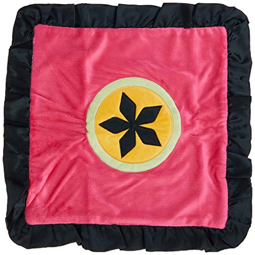 One Grace Place Magical Michayla Binky Blanket, Black, Pink and Turquoise