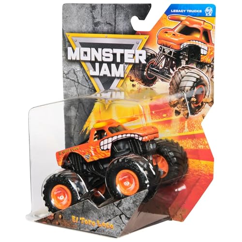 Monster Jam 2025 Ufficiale 1:64 Diecast Truck Series 44 Legacy Trucks El Toro Loco