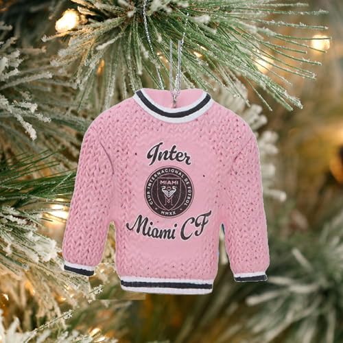 Pull de Noël Inter Miami Messi pour un sapin de supporter