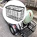 Tdoutop Bike Basket Rear Trike Cargo Basket Large Electric Bicycle Basket for Adult