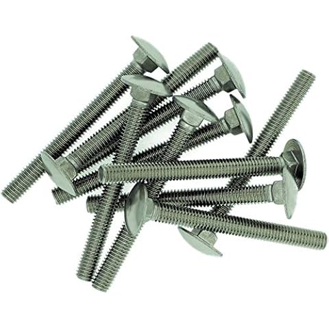 M10 Fully Threaded Stainless Steel Carriage Bolts Cover