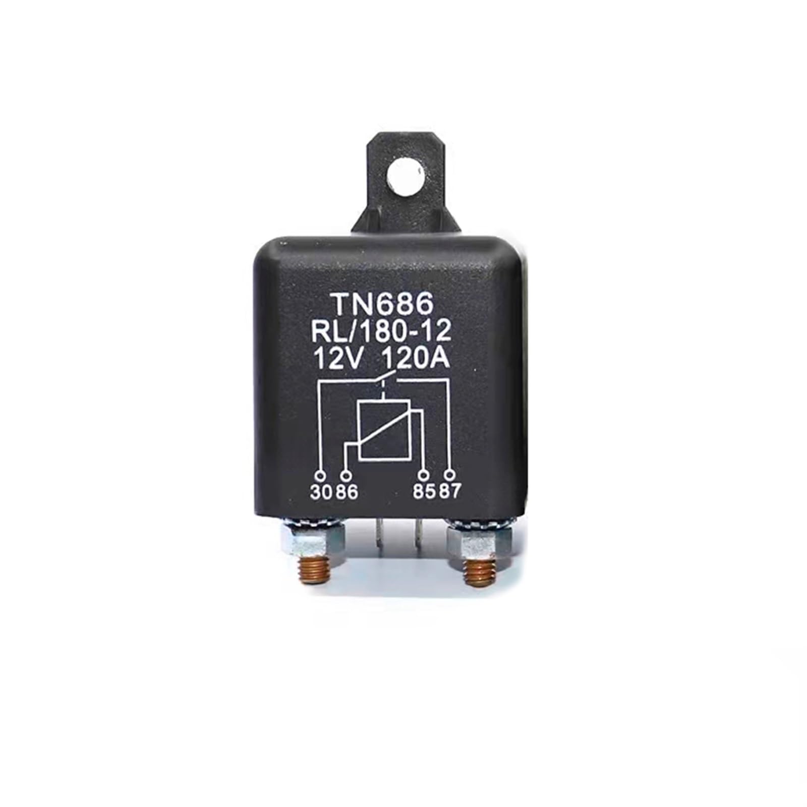 Przekaźnik motoryzacyjny silnik ciężarówka samochód 24V/12V 200A/100A/120A przekaźnik modułowy typu ciągłego 1 sztuk (12V1.8W120A)