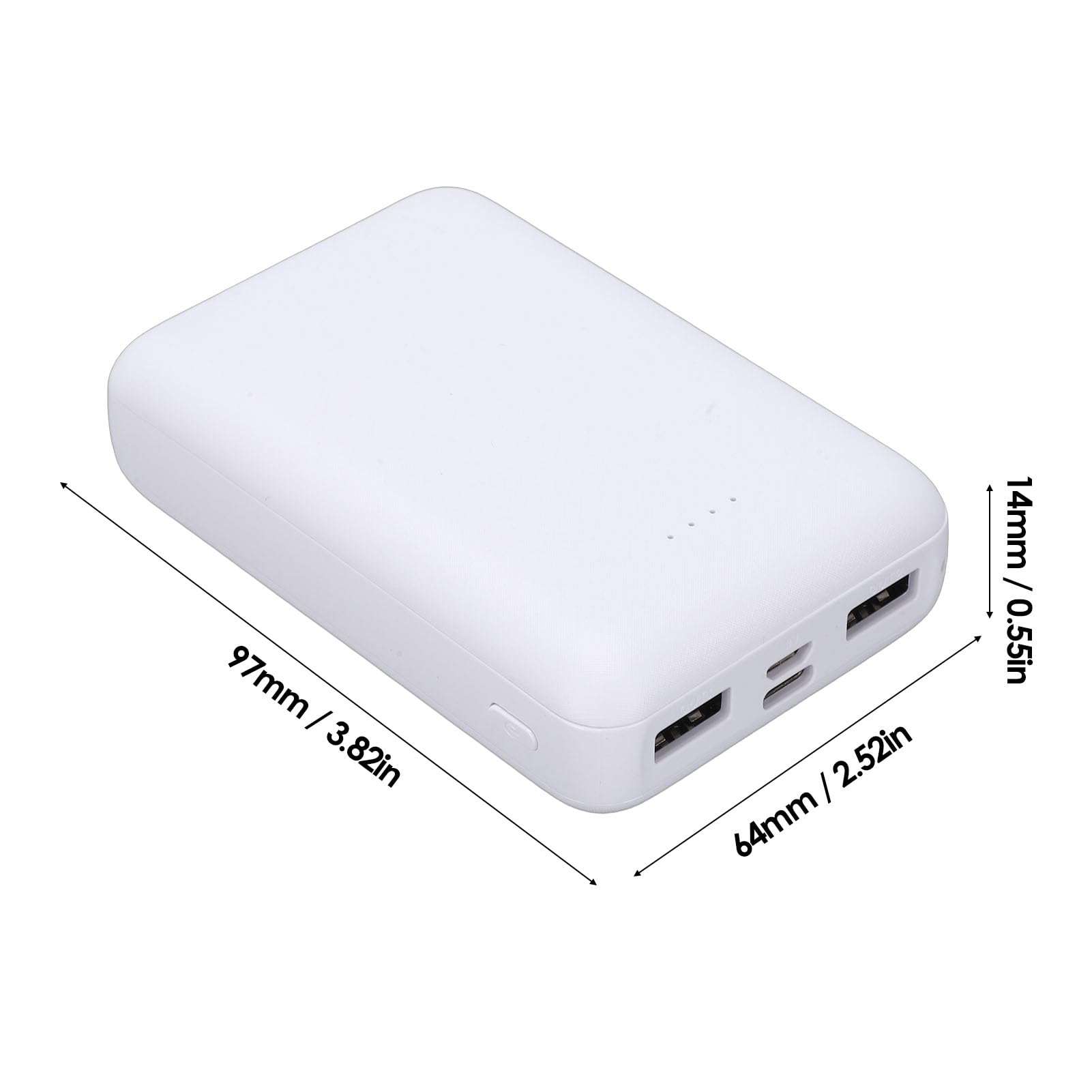 Haofy Batterie pour Vêtements Chauffants 20 000 MAh avec Micro USB USB Type C pour Gilets Chauffants, Vestes, Pantalons, Travail en Plein Air, Ski, Randonnée, Camping, Déplacements Quotidiens