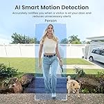 AOSU Doorbell Camera Wireless- Head-to-Toe View, Intelligent Package Detection, 2.4G WiFi Video Doorbell with Chime, Support Local Storage, Smart Human Detection, Works with Alexa and Google Assistant - Image 5