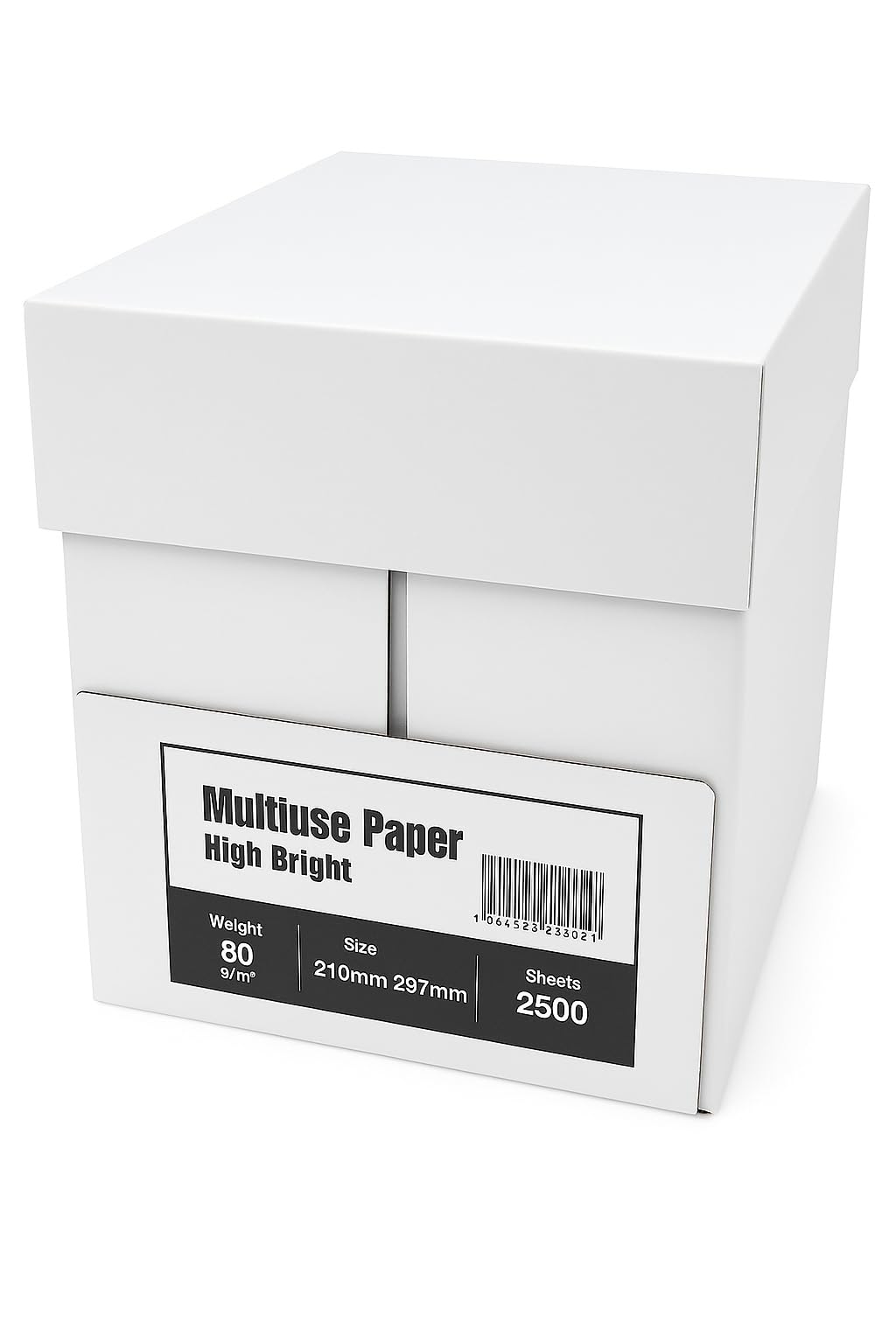 TuTickeT TÉRMICO - Folios A4 de 80gr. Papel Multiusos Blanco para Fotocopiadora e Impresora Multifunción. Caja de 5 paquetes de 500 Hojas Blancas Din A4. Material Escolar y de Oficina.