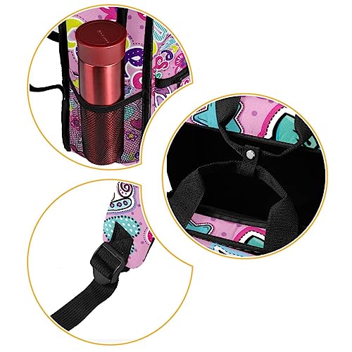 Sac à dos pour garçon rose soulageant les épaules avec sangles ajustables - 2