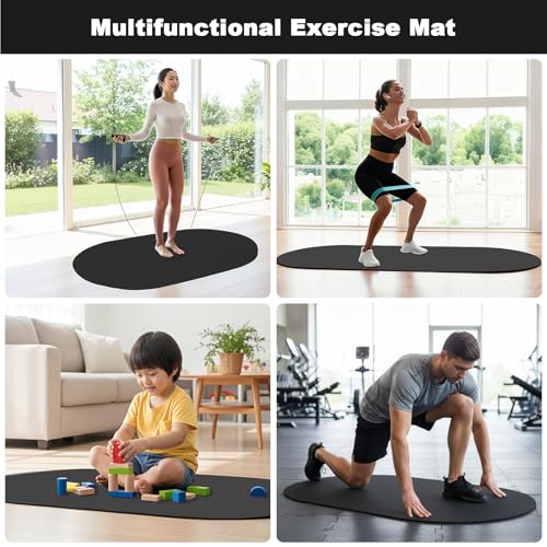 Tapis de corde à sauter pour extérieur pour amortir les chocs et protéger les genoux