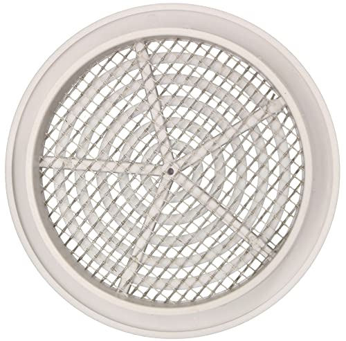 KOTARBAU® Ventilation Grille Colour Round Diameter Size Name with Insect Screen (80 mm, Silver Satin), Silver (Silver Satin) - Image 3