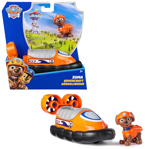 Paw Patrol - Pat Patrouille - Véhicule Figurine Zuma - Voiture Figurine À Collectionner - Pat Patrouille Véhicule - Plastique Recyclé - Voiture Enfant -...