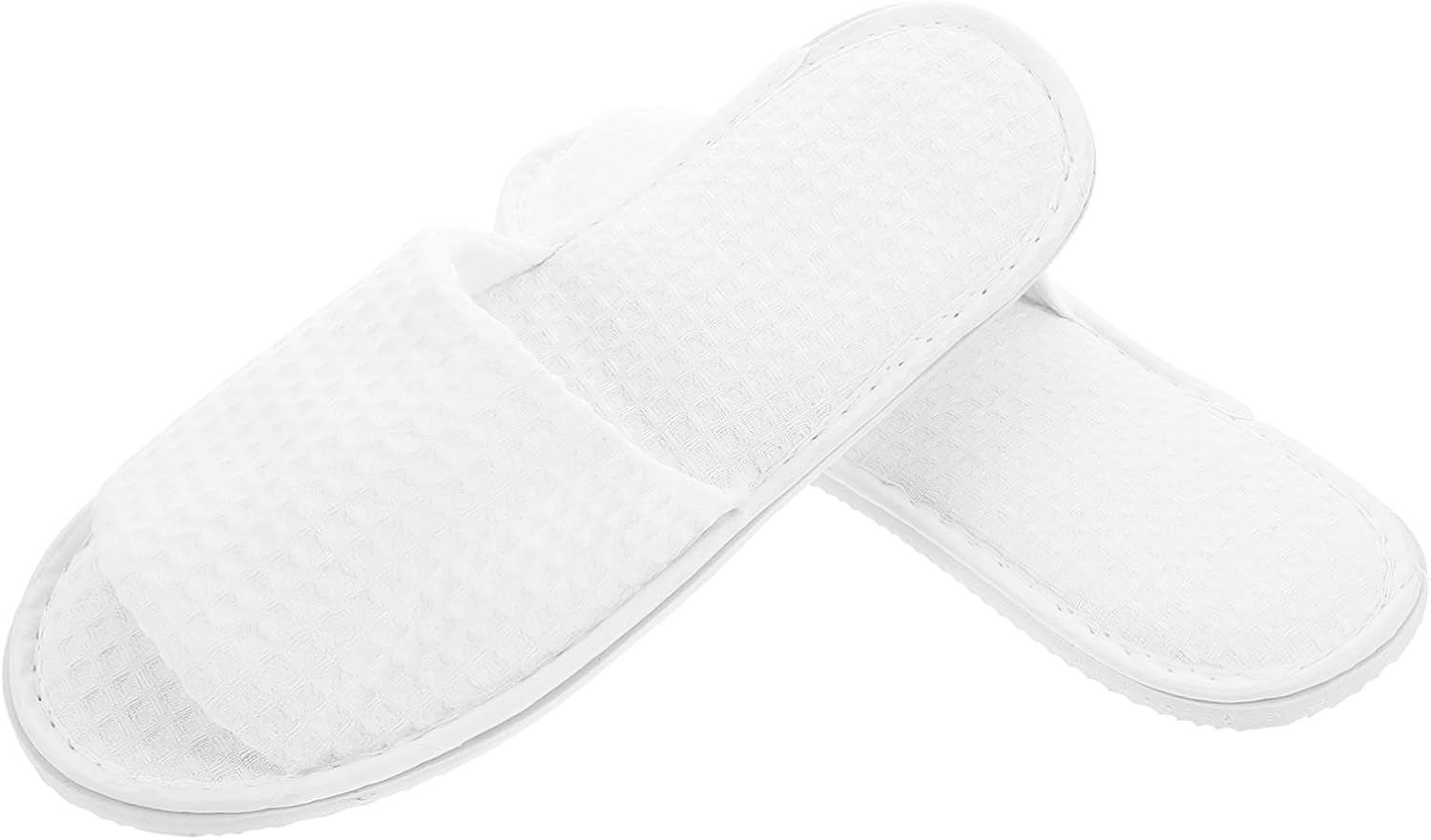 5pairs Reusable Open Toe House Slippers for Guests Comfortable Cloth Slippers for Spa Hotel and Home Use Travel Footwear for Men and Women